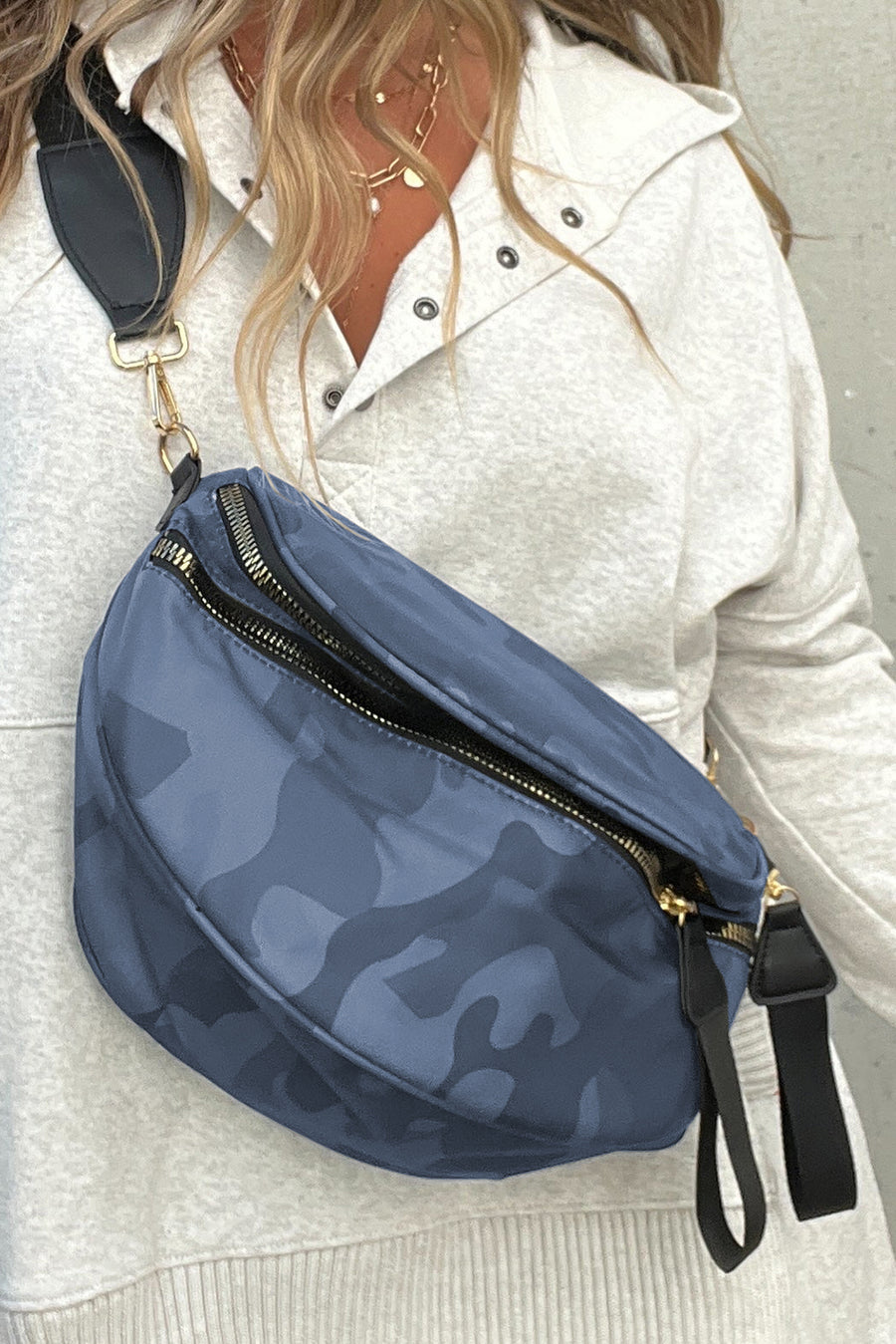 Graphic Print Gold Chain Crossbody Bag- 6 Styles