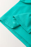 Aruba Blue & Lime Green Frayed Star Patch Oversized T-Shirt