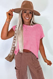 Solid Color Slit Hem Knit Top- 3 Colors