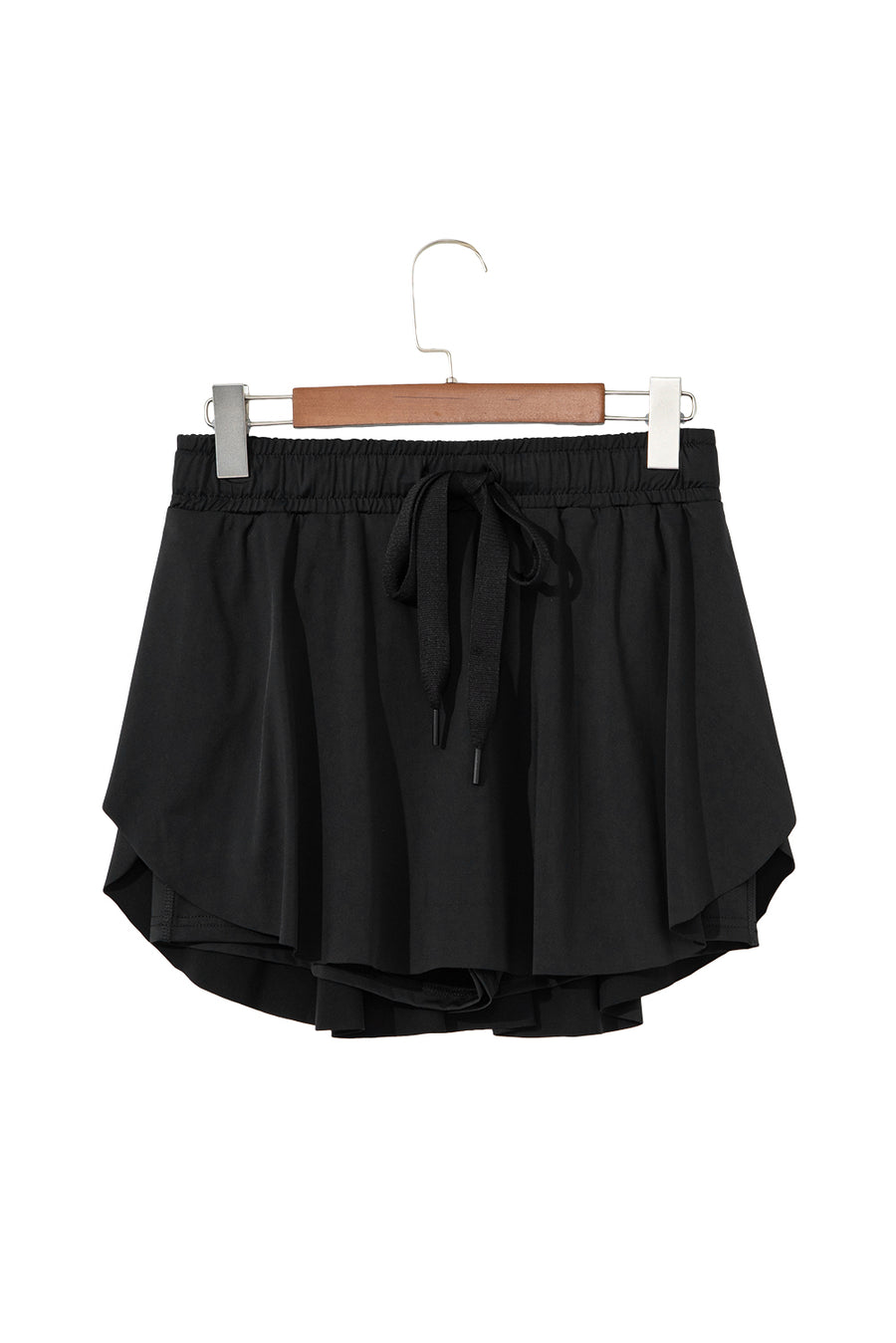 Ribbon Drawstring High-Waist Lined Tennis Skort- 6 Colors