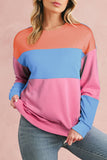 Color Block Drop Shoulder Sweatshirt- 4 Colors