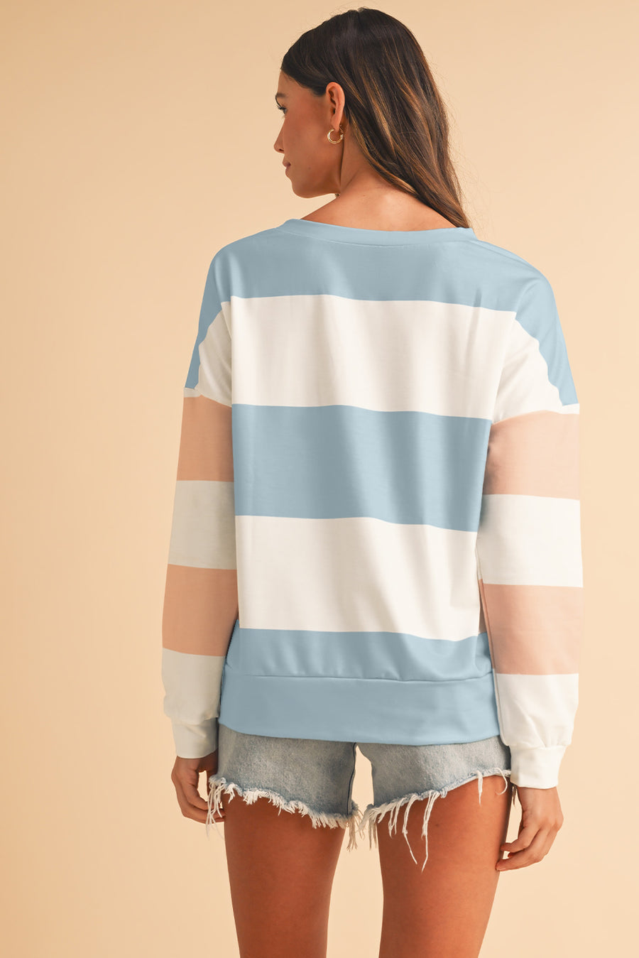 Color Block Long Sleeve Top- 3 Colors