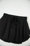 Ribbon Drawstring High-Waist Lined Tennis Skort- 6 Colors