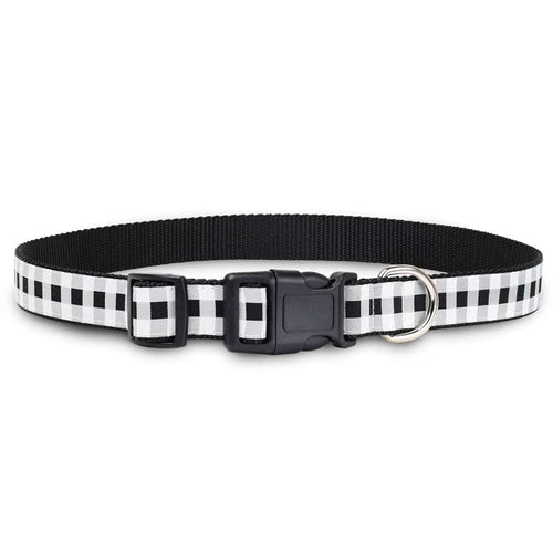 Farmhouse Check - Dog Collar