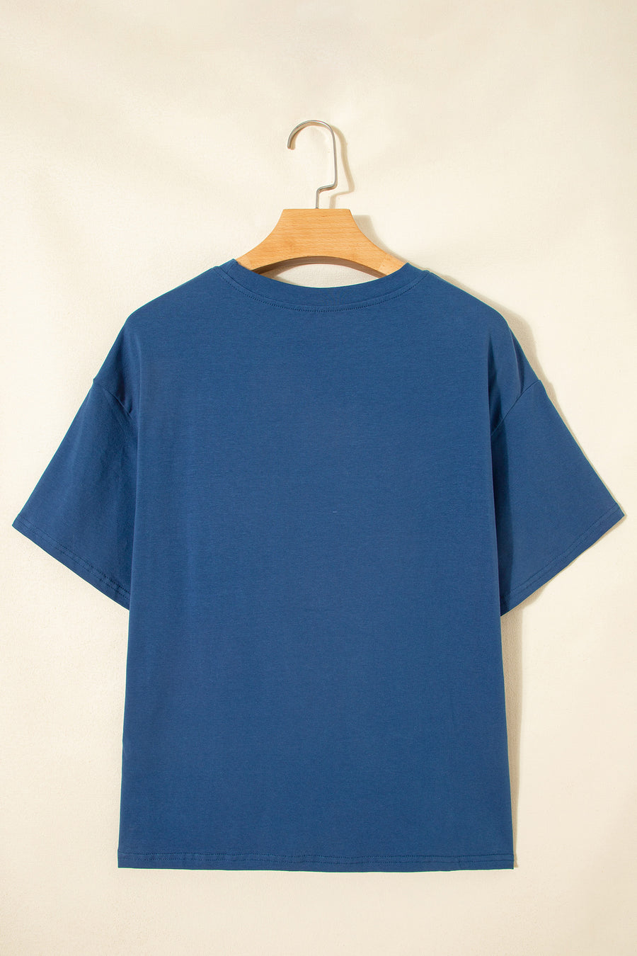 Printed Denim Chest Pocket Graphic T-Shirt- 2 Colors
