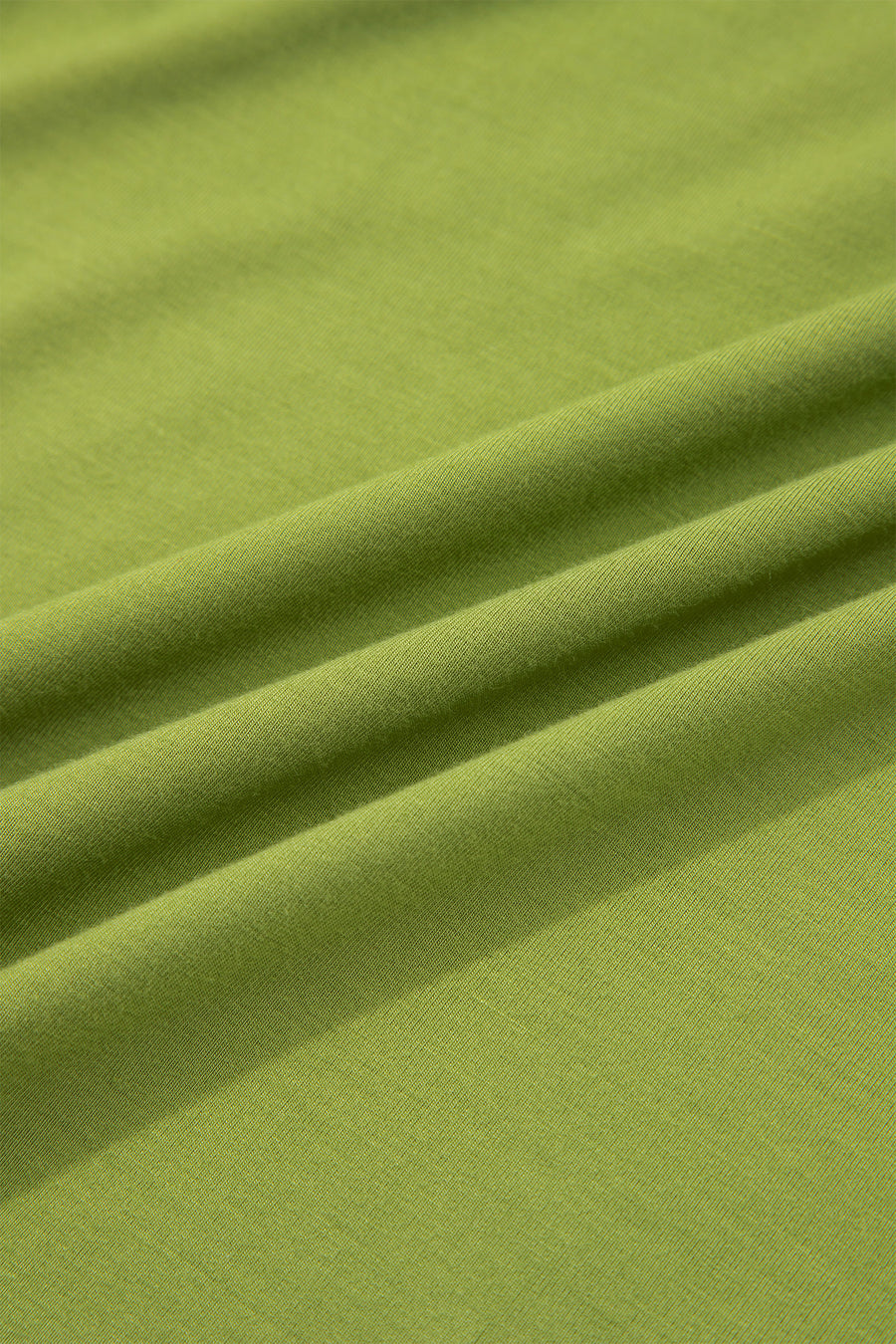 Fern Green Solid V Neck Cap Sleeve Tunic Elastic Waist Versatile Maxi Dress