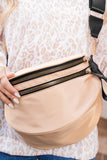 Wide Strap Double Zipper Crossbody Bag- 9 Colors