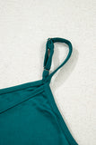 Evergreen Sheer Lace Balloon Sleeve Babydoll Blouse