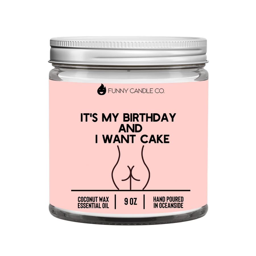 It's My Birthday and I Want Cake Candle