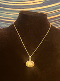 Blue Rose Case Glow-in-the-Dark Pendant Necklace
