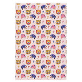 Pretty Roaring Animals Wrapping Paper