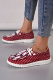 Polka Dot, Stars, & Stripes Casual Slip-On Shoes