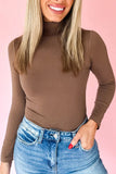 Slim Fit Long Sleeve Basic Turtleneck- 3 Colors
