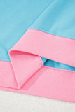 *Pre-Order* Color Block Drop Shoulder T-Shirt and Skort Set- 5 Colors