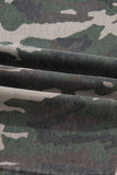 Green Camo Multi Pocket Cargo Wide Leg Jeans