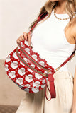 Graphic Print Multi Pocket Crossbody Bag- 4 Styles