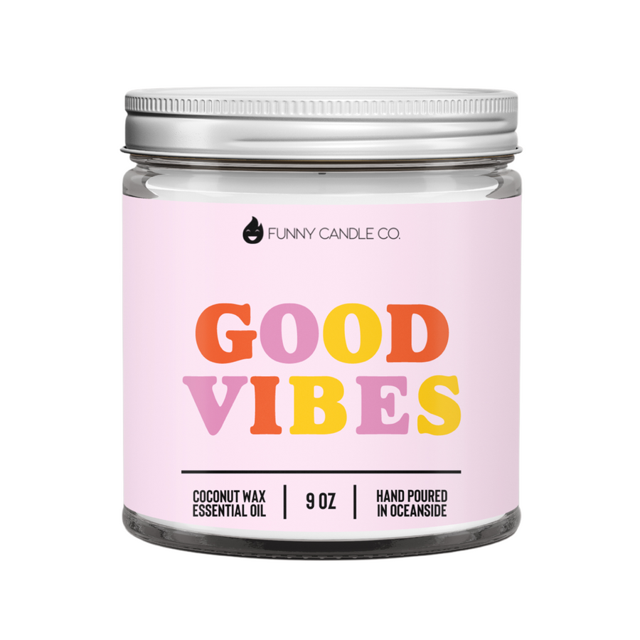 Good Vibes 2 Candle