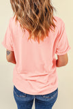 Basic Crew Neck Rolled Sleeve T-Shirt- 12 Colors
