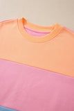 Color Block Drop Shoulder Sweatshirt- 4 Colors
