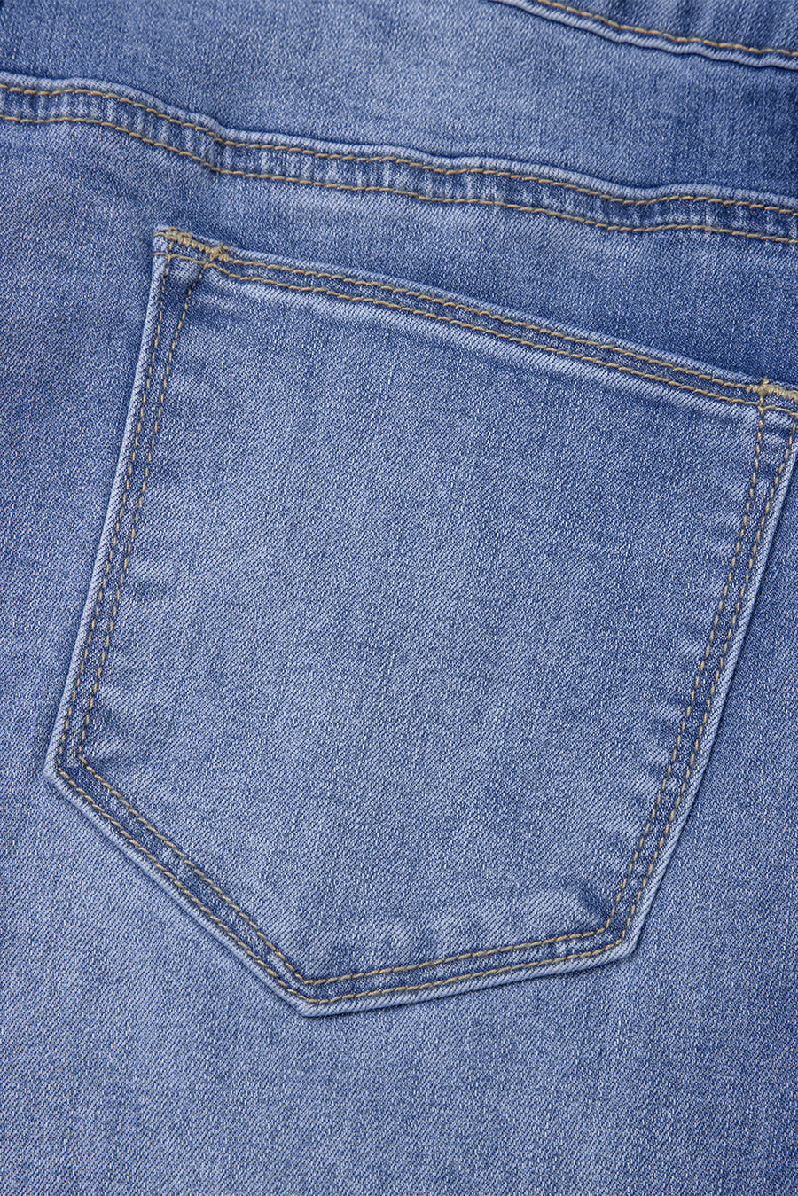 Center Seam Detail High Rise Jeans