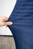 Plus Size Acid Wash Lace-Up Jeans- 4 Colors