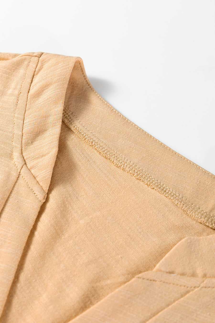 Button-Up V-Neck Long Sleeve Top- 3 Colors