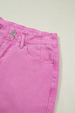 2-Button High Waist Wide Leg Jeans- 4 Colors