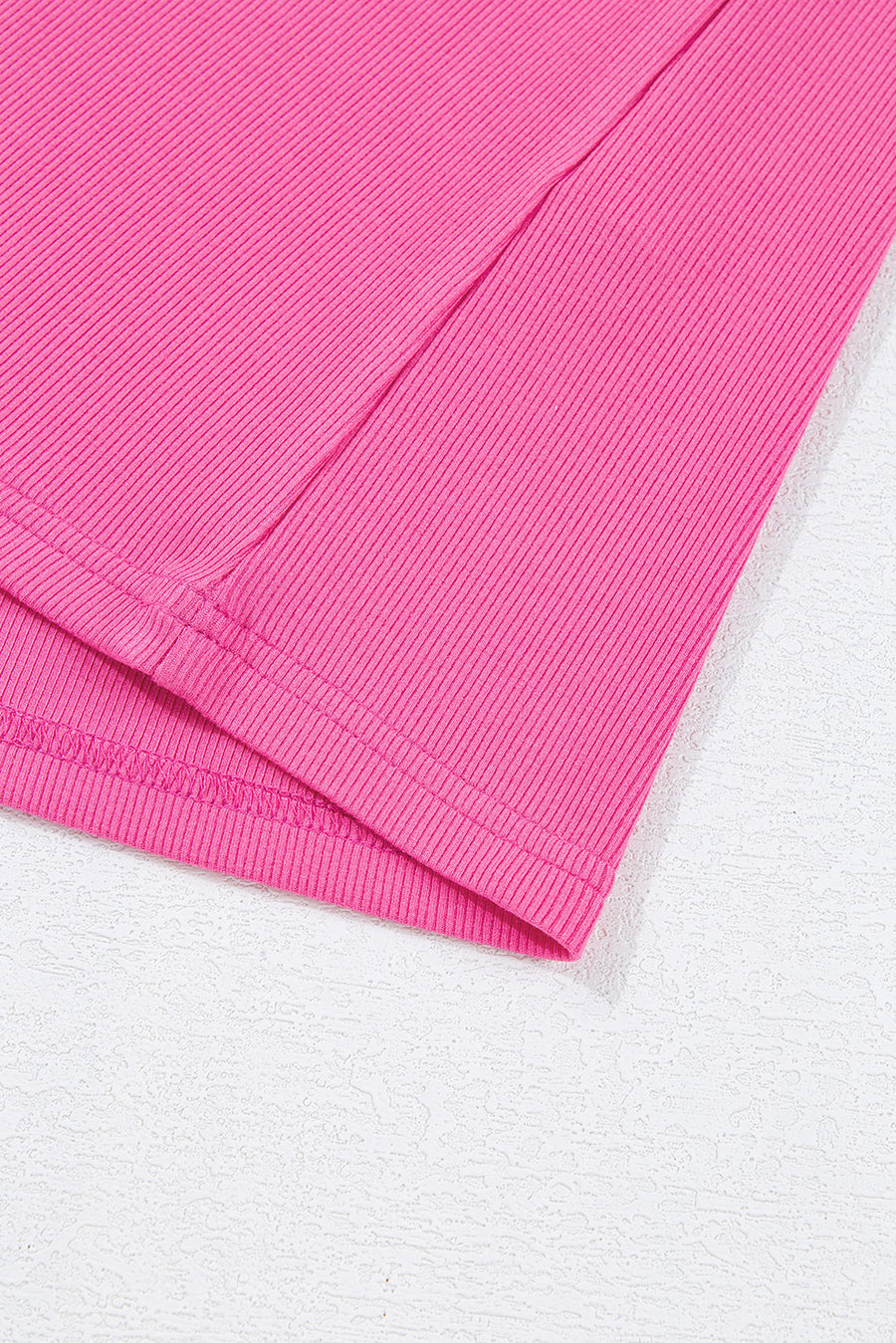 Pearl Beaded Puff Sleeve Ribbed Top- 2 Colors