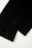 2-Button High Waist Wide Leg Jeans- 4 Colors