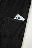 Mineral Wash Exposed Seam Wide Leg Cargo Pants- 3 Colors