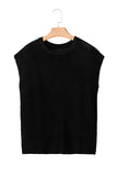Solid Color Slit Hem Knit Top- 3 Colors