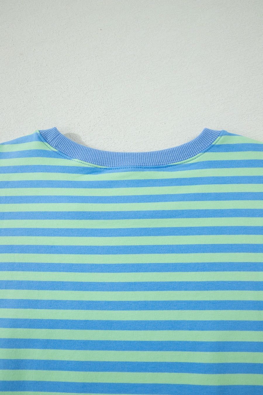 Striped Ribbed Short Sleeve T-Shirt and Shorts Set- 3 Colors