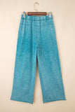 Mineral Wash High Waist Cargo Sweatpants- 3 Colors