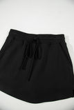 French Terry Drawstring Skort with Pockets- 3 Colors
