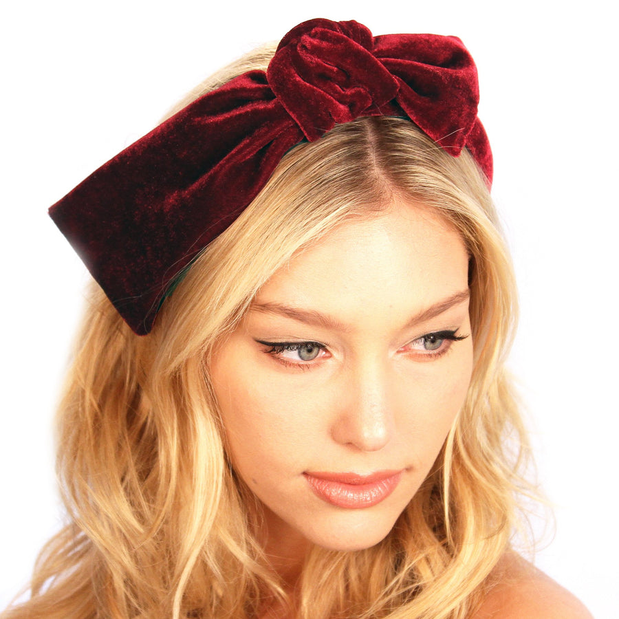 Velvet Knot Headband- 3 Colors