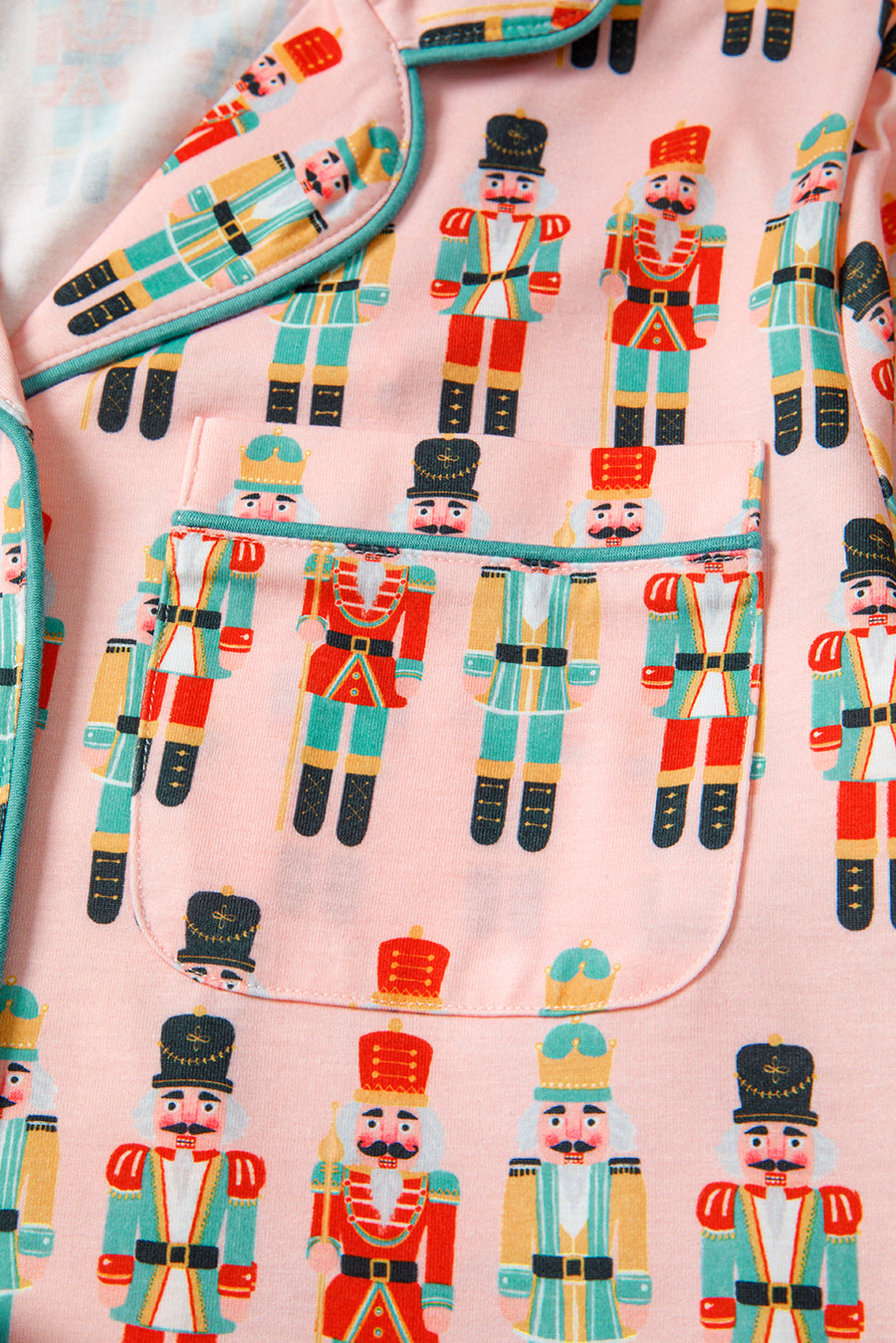 Pink Nutcracker Long Sleeve Pajama Set