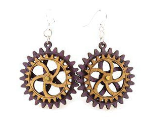 Kinetic Gear Earrings 5002D