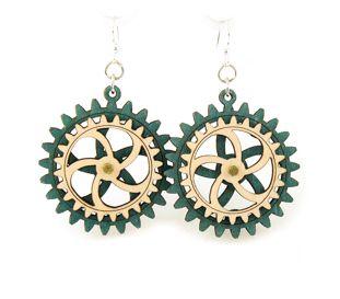 Kinetic Gear Earrings 5002G