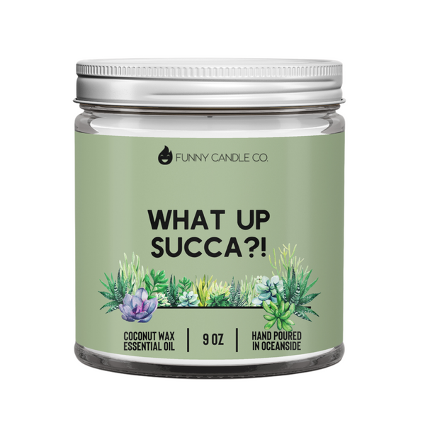 What Up Succa? Candle