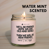 We'll Be Friends Until Were Old And Senile Candle