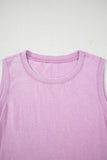 Mineral Wash Tank Mini Dress with Pockets- 3 Colors