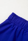 Ribbon Drawstring High-Waist Lined Tennis Skort- 6 Colors