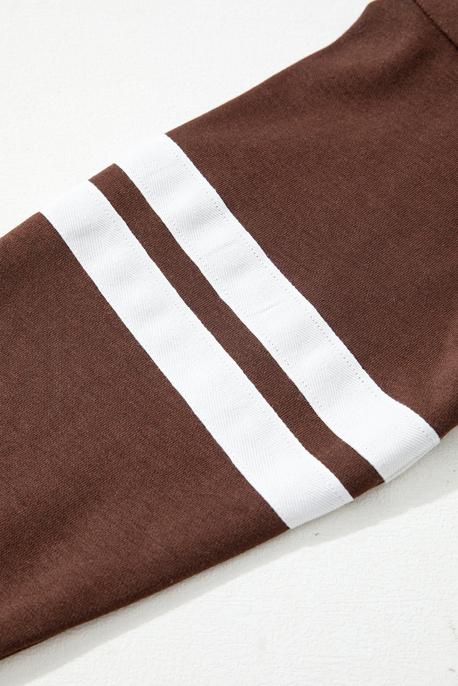 Varsity Striped Sleeve Loose Fit Sweatshirt- 8 Colors