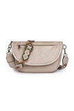 Geometric Strap PU Leather Crossbody Bag- 2 Colors