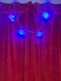 Blue Rose LED String Lights