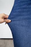 Plus Size Acid Wash Lace-Up Jeans- 4 Colors