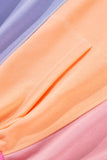 Color Block Patchwork Drop Shoulder Sweatshirt with Pockets- 2 Colors