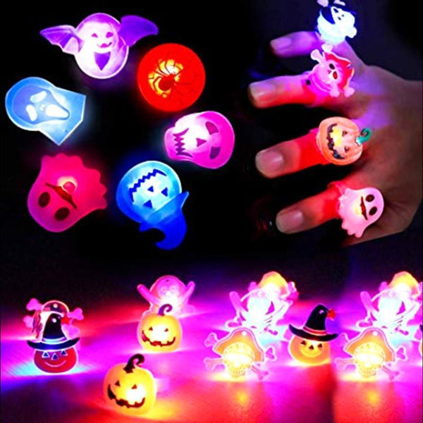Halloween Light Up Rings