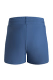 Drawstring Elastic Waist Built-In Brief Swim Shorts- 2 Colors