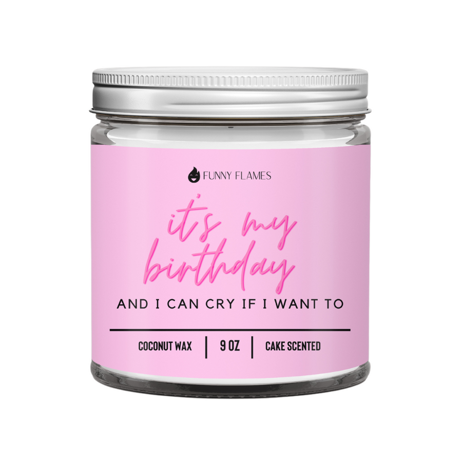 It's My Birthday And I Can Cry If I Want to Candle